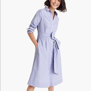 J. Crew Tie-waist shirtdress. NWT Sz12